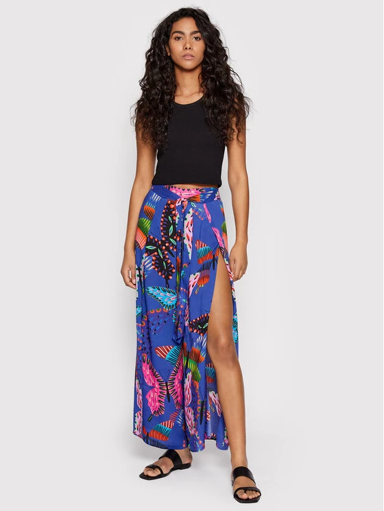 Desigual Γυναίκες Υφασμάτινα Παντελόνια Παντελόνι υφασμάτινο Leslie 22SWMW17 Μωβ Regular Fit 4 Desigual Γυναίκες Υφασμάτινα Παντελόνια Παντελόνι υφασμάτινο Leslie 22SWMW17 Μωβ Regular Fit - Image 2