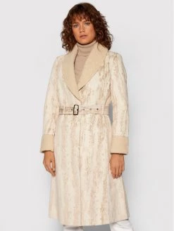 Desigual Γυναίκες Μεταβατικά Παλτά Παλτό μεταβατικό Mervelous 21WWEW97 Μπεζ Regular Fit