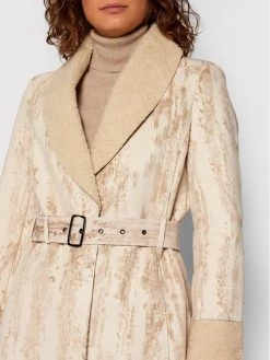 Desigual Γυναίκες Μεταβατικά Παλτά Παλτό μεταβατικό Mervelous 21WWEW97 Μπεζ Regular Fit -Εξοδος Desigual Κατάστημα unnamed file 2667