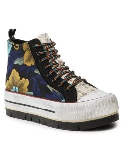 Desigual Γυναίκες Ψηλά Sneakers Sneakers 22WSKA21 Μαύρο