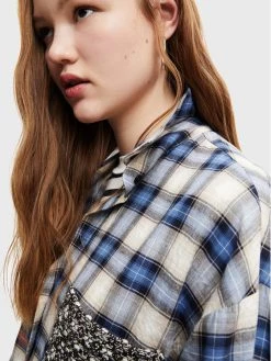 Desigual Γυναίκες Casual Πουκάμισα Πουκάμισο Pame 22WWCW35 Μπεζ Regular Fit -Εξοδος Desigual Κατάστημα unnamed file 282