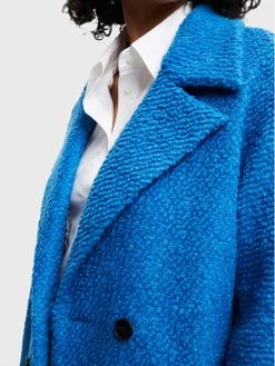 Desigual Γυναίκες Μεταβατικά Παλτά Μάλλινο παλτό London 22WWEW16 Μπλε Relaxed Fit -Εξοδος Desigual Κατάστημα unnamed file 287