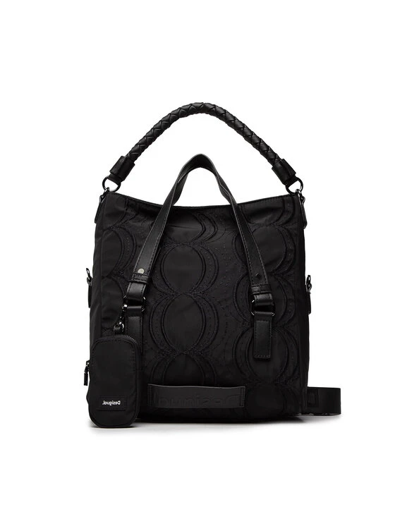 Desigual Γυναίκες Τσάντες με Χερούλι Τσάντα 22WAXA76 Μαύρο 3 Desigual Γυναίκες Τσάντες με Χερούλι Τσάντα 22WAXA76 Μαύρο