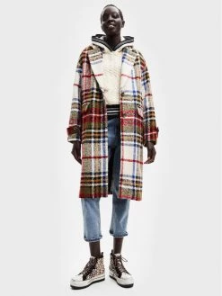 Desigual Γυναίκες Μεταβατικά Παλτά Μάλλινο παλτό Camila 22WWEWB4 Έγχρωμο Oversize