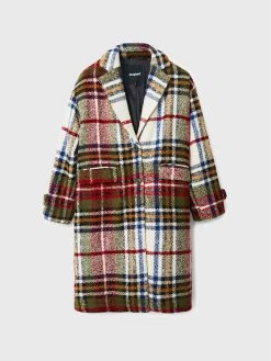 Desigual Γυναίκες Μεταβατικά Παλτά Μάλλινο παλτό Camila 22WWEWB4 Έγχρωμο Oversize -Εξοδος Desigual Κατάστημα unnamed file 293