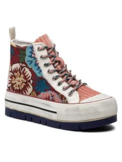 Desigual Γυναίκες Κλειστά Παπούτσια Sneakers Crush Rosa 22WSKA19 Έγχρωμο