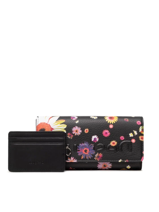 Desigual Γυναίκες Πορτοφόλια Μεγάλο Πορτοφόλι Γυναικείο 22WAYP20 Μαύρο 3 Desigual Γυναίκες Πορτοφόλια Μεγάλο Πορτοφόλι Γυναικείο 22WAYP20 Μαύρο