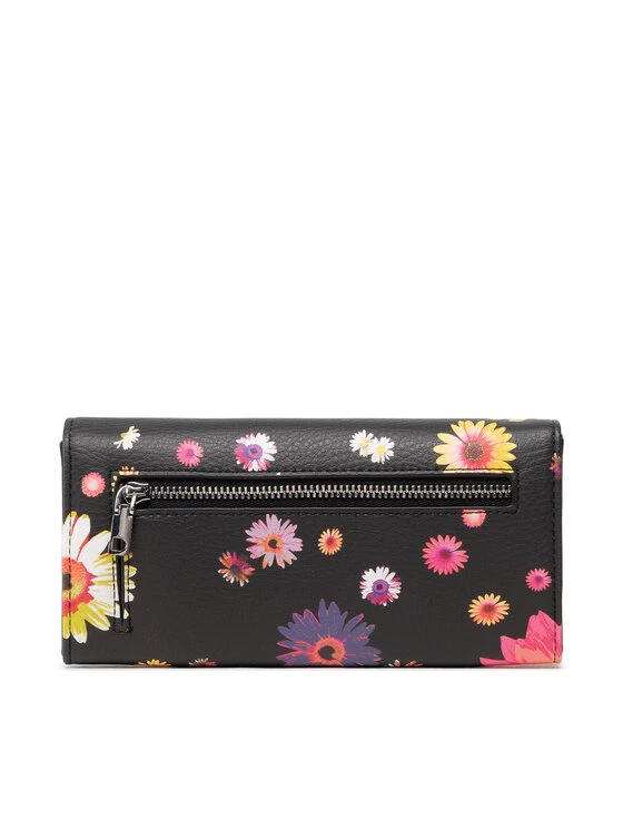 Desigual Γυναίκες Πορτοφόλια Μεγάλο Πορτοφόλι Γυναικείο 22WAYP20 Μαύρο 5 Desigual Γυναίκες Πορτοφόλια Μεγάλο Πορτοφόλι Γυναικείο 22WAYP20 Μαύρο - Image 3