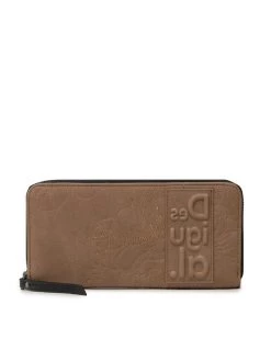 Design GO Γυναίκες Πορτοφόλια Μεγάλο Πορτοφόλι Γυναικείο 22WAYP19 Καφέ