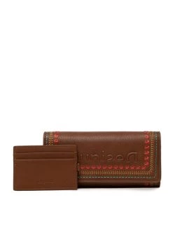 Desigual Γυναίκες Πορτοφόλια Μεγάλο Πορτοφόλι Γυναικείο 22WAYP22 Καφέ -Εξοδος Desigual Κατάστημα unnamed file 2981