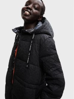 Desigual Γυναίκες Πουπουλένια Μπουφάν Μπουφάν πουπουλένιο Kalmar 22WWEW43 Μαύρο Regular Fit -Εξοδος Desigual Κατάστημα unnamed file 302