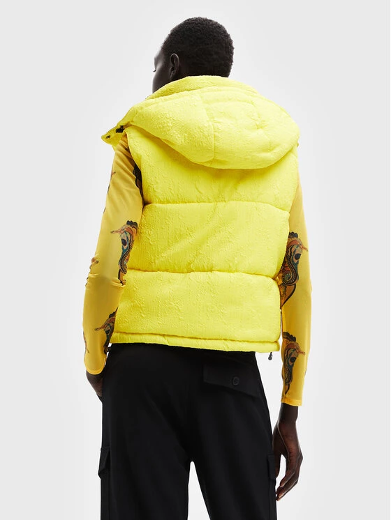 Desigual Γυναίκες Γιλέκα Γιλέκο MONSIEUR CHRISTIAN LACROIX Lekran 22WWEWB1 Κίτρινο Regular Fit 5 Desigual Γυναίκες Γιλέκα Γιλέκο MONSIEUR CHRISTIAN LACROIX Lekran 22WWEWB1 Κίτρινο Regular Fit - Image 3