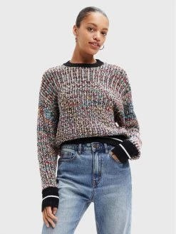 Desigual Γυναίκες Πουλόβερ Dua 22WWJF05 Έγχρωμο Loose Fit