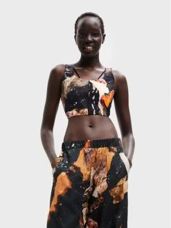 Desigual Γυναίκες Tops Τοπ Carmin 22WWTK06 Έγχρωμο Slim Fit