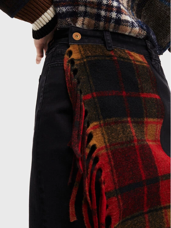 Desigual Γυναίκες Φούστες Pencil Φούστα τζιν Dora 22WWFD18 Μαύρο Slim Fit 6 Desigual Γυναίκες Φούστες Pencil Φούστα τζιν Dora 22WWFD18 Μαύρο Slim Fit - Image 4