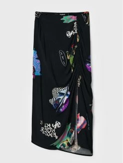 Desigual Γυναίκες Φούστα Midi Collage 22WWFW17 Μαύρο Slim Fit 11 Desigual Γυναίκες Φούστα Midi Collage 22WWFW17 Μαύρο Slim Fit -Εξοδος Desigual Κατάστημα unnamed file 3162