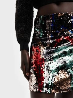 Desigual Γυναίκες Φούστα Mini Fiesta 22WWFW14 Έγχρωμο Slim Fit -Εξοδος Desigual Κατάστημα unnamed file 3166