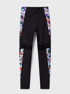 Desigual Γυναίκες Κολάν MONSIEUR CHRISTIAN LACROIX Lotus 22WWKK13 Μαύρο Slim Fit -Εξοδος Desigual Κατάστημα unnamed file 3177