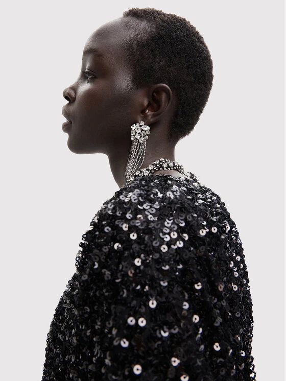 Desigual Γυναίκες Κοκτέιλ Φορέματα Φόρεμα κοκτέιλ Saturno 22WWVW64 Μαύρο Regular Fit 6 Desigual Γυναίκες Κοκτέιλ Φορέματα Φόρεμα κοκτέιλ Saturno 22WWVW64 Μαύρο Regular Fit - Image 4