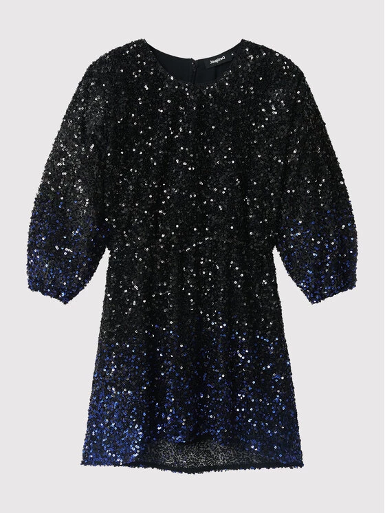 Desigual Γυναίκες Κοκτέιλ Φορέματα Φόρεμα κοκτέιλ Saturno 22WWVW64 Μαύρο Regular Fit 7 Desigual Γυναίκες Κοκτέιλ Φορέματα Φόρεμα κοκτέιλ Saturno 22WWVW64 Μαύρο Regular Fit - Image 5