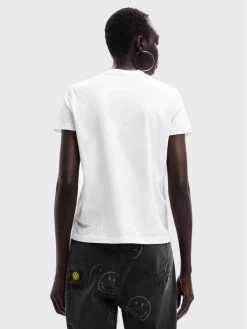 Desigual Γυναίκες T-shirts T-Shirt SMILEY Ria 22WWTKAJ Λευκό Regular Fit 9 Desigual Γυναίκες T-shirts T-Shirt SMILEY Ria 22WWTKAJ Λευκό Regular Fit -Εξοδος Desigual Κατάστημα unnamed file 3195