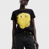Desigual Γυναίκες T-shirts T-Shirt SMILEY Ria 22WWTKAJ Μαύρο Regular Fit 1 Desigual Γυναίκες T-shirts T-Shirt SMILEY Ria 22WWTKAJ Μαύρο Regular Fit -Εξοδος Desigual Κατάστημα unnamed file 3198