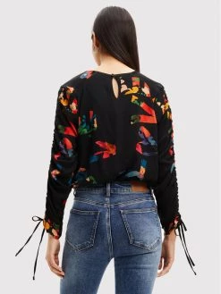 Desigual Γυναίκες Μπλουζάκια Μπλουζάκι Graphic Love 22WWBW11 Μαύρο Regular Fit -Εξοδος Desigual Κατάστημα unnamed file 3216