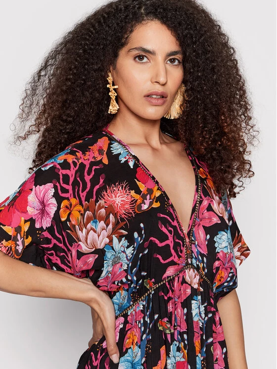 Desigual Γυναίκες Ρούχα Παραλίας Φόρεμα παραλίας Angelina 22SWMW18 Έγχρωμο Relaxed Fit 6 Desigual Γυναίκες Ρούχα Παραλίας Φόρεμα παραλίας Angelina 22SWMW18 Έγχρωμο Relaxed Fit - Image 4