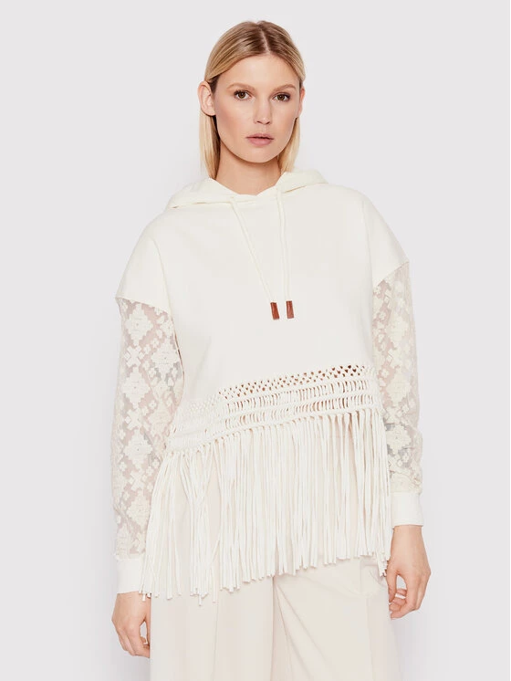 Desigual Γυναίκες Μπλούζες Μπλούζα Tulum 22SWSK03 Μπεζ Oversize 3 Desigual Γυναίκες Μπλούζες Μπλούζα Tulum 22SWSK03 Μπεζ Oversize