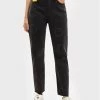 Desigual Γυναίκες Boyfriends Τζιν SMILEY I 22WWDD65 Μαύρο Mom Fit -Εξοδος Desigual Κατάστημα unnamed file 329