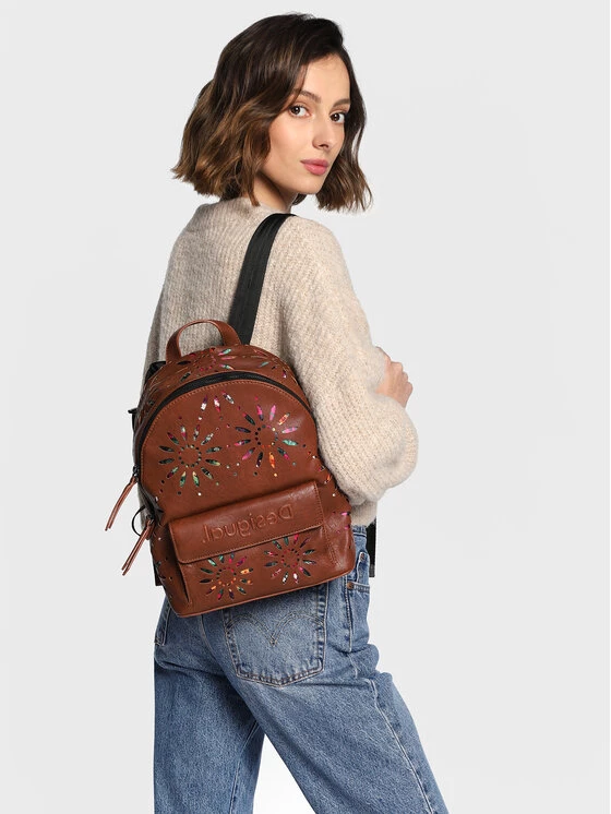 Desigual Γυναίκες Σακίδια Πλάτης Σακίδιο 22WAKP25 Καφέ 8 Desigual Γυναίκες Σακίδια Πλάτης Σακίδιο 22WAKP25 Καφέ - Image 6