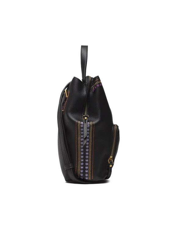 Desigual Γυναίκες Σακίδια Πλάτης Σακίδιο 22WAKP32/2000 Μαύρο 5 Desigual Γυναίκες Σακίδια Πλάτης Σακίδιο 22WAKP32/2000 Μαύρο - Image 3