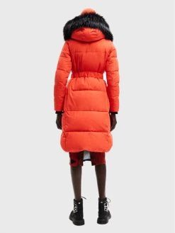 Desigual Γυναίκες Χειμωνιάτικα Μπουφάν Μπουφάν πουπουλένιο Noruega 22WWEWAE Κόκκινο Regular Fit -Εξοδος Desigual Κατάστημα unnamed file 336