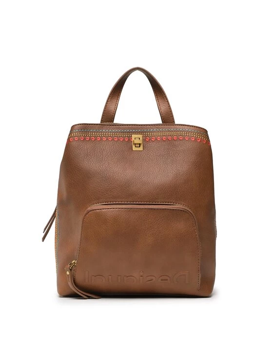 Desigual Γυναίκες Πόλης Σακίδιο 22WAKP32 Καφέ 3 Desigual Γυναίκες Πόλης Σακίδιο 22WAKP32 Καφέ