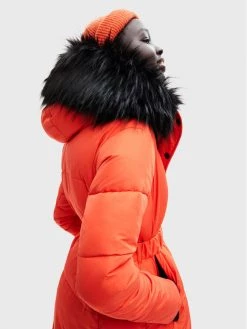 Desigual Γυναίκες Χειμωνιάτικα Μπουφάν Μπουφάν πουπουλένιο Noruega 22WWEWAE Κόκκινο Regular Fit -Εξοδος Desigual Κατάστημα unnamed file 337