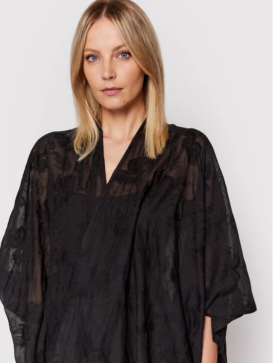 Desigual Γυναίκες Ρούχα Παραλίας Πόντσο Clara 22SAWA56 Μαύρο Regular Fit 6 Desigual Γυναίκες Ρούχα Παραλίας Πόντσο Clara 22SAWA56 Μαύρο Regular Fit - Image 4