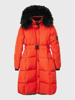 Desigual Γυναίκες Χειμωνιάτικα Μπουφάν Μπουφάν πουπουλένιο Noruega 22WWEWAE Κόκκινο Regular Fit -Εξοδος Desigual Κατάστημα unnamed file 338