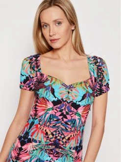 Desigual Γυναίκες Καλοκαιρινά Φορέματα Φόρεμα καλοκαιρινό Altaira 22SWVW65 Έγχρωμο Slim Fit -Εξοδος Desigual Κατάστημα unnamed file 3383