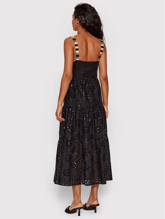 Desigual Γυναίκες Καλοκαιρινά Φορέματα Φόρεμα καλοκαιρινό Leah 22SWVW05 Μαύρο Regular Fit 5 Desigual Γυναίκες Καλοκαιρινά Φορέματα Φόρεμα καλοκαιρινό Leah 22SWVW05 Μαύρο Regular Fit - Image 3