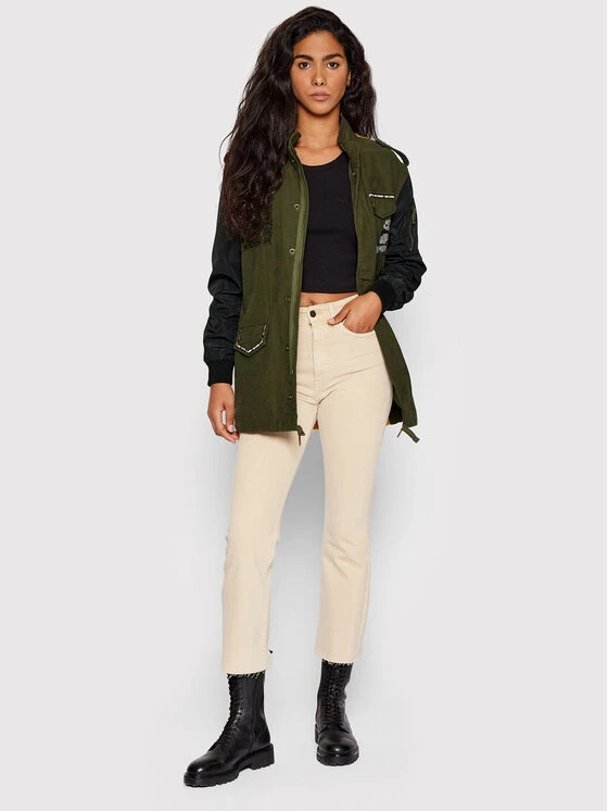 Desigual Γυναίκες Μεταβατικά Μπουφάν Μπουφάν μεταβατικό DISNEY Mickey 22SWEW42 Πράσινο Regular Fit 4 Desigual Γυναίκες Μεταβατικά Μπουφάν Μπουφάν μεταβατικό DISNEY Mickey 22SWEW42 Πράσινο Regular Fit - Image 2