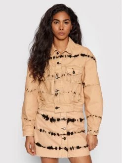 Desigual Γυναίκες Τζιν Μπουφάν Τζιν μπουφάν Pasadena 22SWED19 Καφέ Oversize