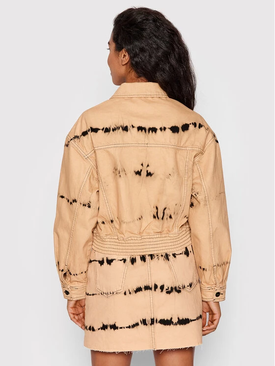 Desigual Γυναίκες Τζιν Μπουφάν Τζιν μπουφάν Pasadena 22SWED19 Καφέ Oversize 5 Desigual Γυναίκες Τζιν Μπουφάν Τζιν μπουφάν Pasadena 22SWED19 Καφέ Oversize - Image 3