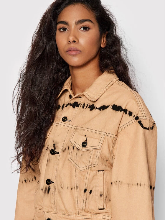 Desigual Γυναίκες Τζιν Μπουφάν Τζιν μπουφάν Pasadena 22SWED19 Καφέ Oversize 6 Desigual Γυναίκες Τζιν Μπουφάν Τζιν μπουφάν Pasadena 22SWED19 Καφέ Oversize - Image 4