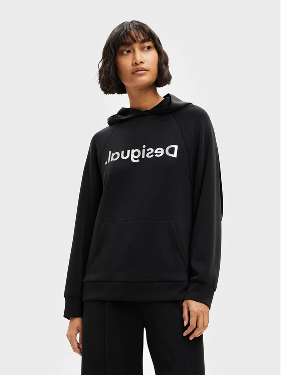 Desigual Γυναίκες Μπλούζες Μπλούζα Plata 22WWSK17 Μαύρο Oversize 3 Desigual Γυναίκες Μπλούζες Μπλούζα Plata 22WWSK17 Μαύρο Oversize