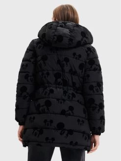 Desigual Γυναίκες Χειμωνιάτικα Μπουφάν Μπουφάν πουπουλένιο DISNEY 22WWEWAV Μαύρο Regular Fit -Εξοδος Desigual Κατάστημα unnamed file 362