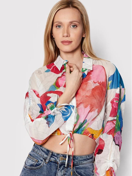 Desigual Γυναίκες Casual Πουκάμισα Πουκάμισο Kailua 22SWCW23 Έγχρωμο Regular Fit 6 Desigual Γυναίκες Casual Πουκάμισα Πουκάμισο Kailua 22SWCW23 Έγχρωμο Regular Fit - Image 4