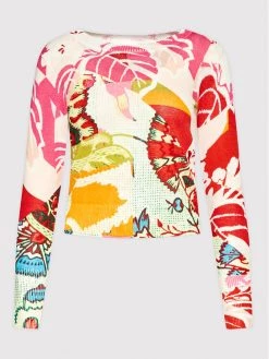 Desigual Γυναίκες Πουλόβερ MONSIEUR CHRISTIAN LACROIX La Rochelle 22SWJF69 Έγχρωμο Slim Fit -Εξοδος Desigual Κατάστημα unnamed file 3824