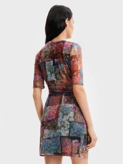 Desigual Γυναίκες Καθημερινά Φορέματα Φόρεμα καθημερινό Roma 22WWVK11 Έγχρωμο Slim Fit -Εξοδος Desigual Κατάστημα unnamed file 383