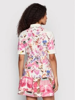 Desigual Γυναίκες Φορέματα σε Στυλ Πουκάμισο & Σεμιζιέ Φόρεμα πουκάμισο MONSIEUR CHRISTIAN LACROIX Burdeos 22SWVW49 Λευκό Regular Fit -Εξοδος Desigual Κατάστημα unnamed file 3837