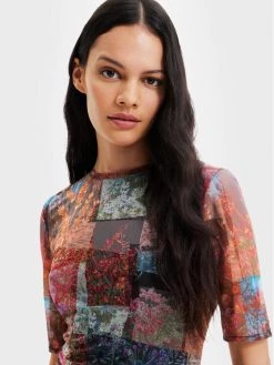 Desigual Γυναίκες Καθημερινά Φορέματα Φόρεμα καθημερινό Roma 22WWVK11 Έγχρωμο Slim Fit -Εξοδος Desigual Κατάστημα unnamed file 384